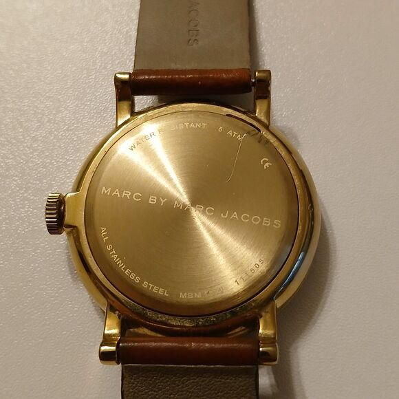 Ladies Marc by Marc Jacobs MBM1316 Gold Tone Stainless Steel Quartz Watch WR50M main image 10